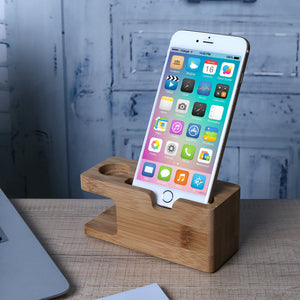 Wooden Charging Dock for iPhone and Apple Watch