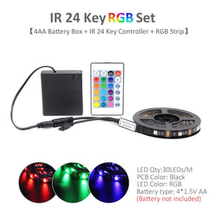 Battery Powered LED Strip with IR Controller