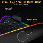 RGB Mouse Mat (Non-Slip Black)
