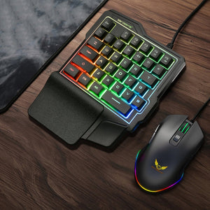 One-Handed Mechanical Gaming Keypad