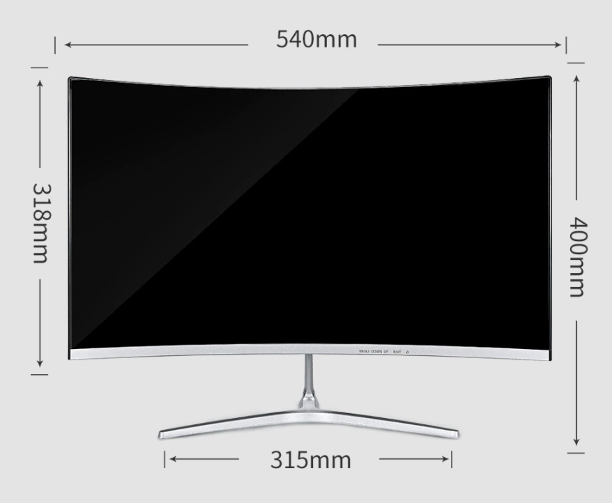 24 Inch HDR 1080p 75hz Curved Gaming Monitor