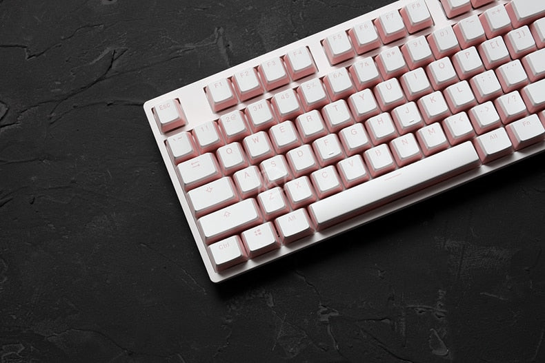 Pink/White Keycaps