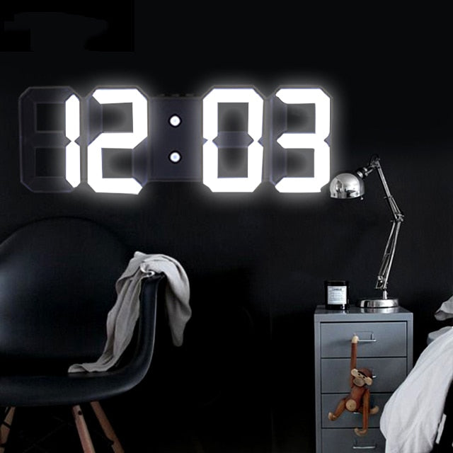 3D LED Wall Clock