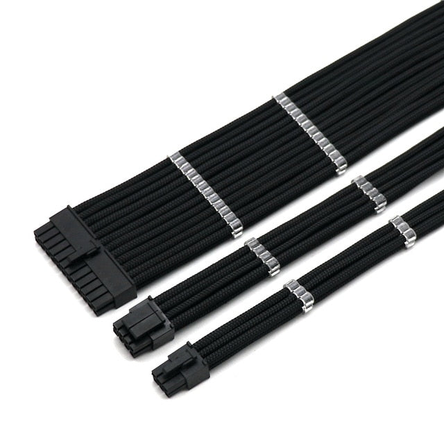 PSU Extension Cable Kit (black)