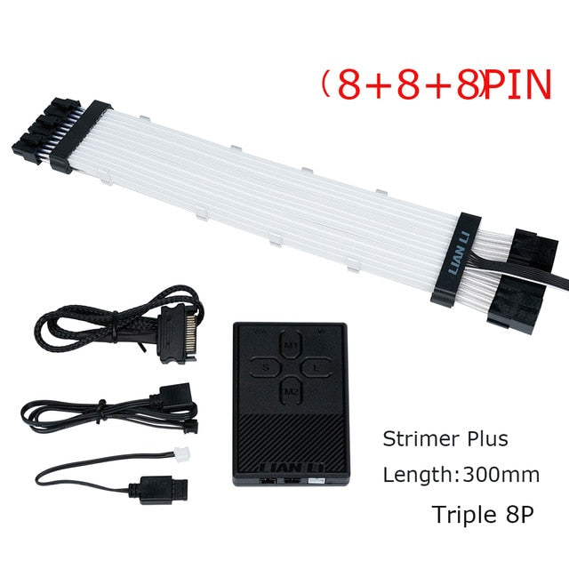 LIAN LI Strimer Plus Cable Triple 8-Pin Kit